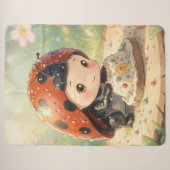 The Ladybug and the Hidden Nectar Kingdom Sherpa Deken (Voorkant (horizontaal))