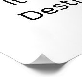 The Lag Wasn't My Fault.. It Was Destiny..  Poster (Hoek)