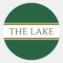 THE LAKE Forest Groen Wit Bruin Racing Stripes