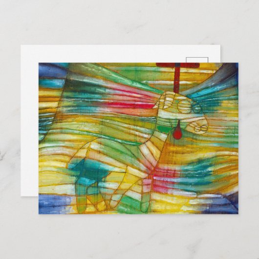 The Lamb, 1920 by Paul Klee Briefkaart (Voorkant / Achterkant)