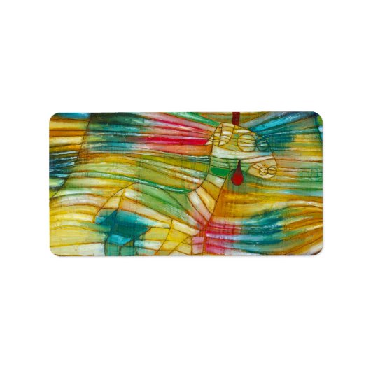 The Lamb, 1920 by Paul Klee Etiket (Voorkant)