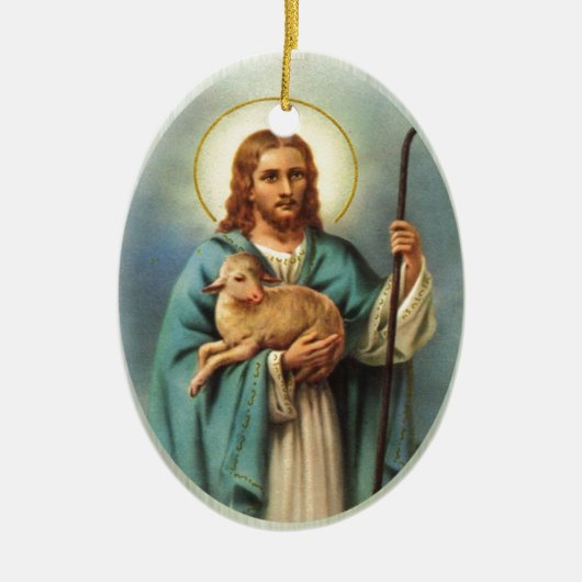 The Lamb of God Custom Ornament (Voorkant)