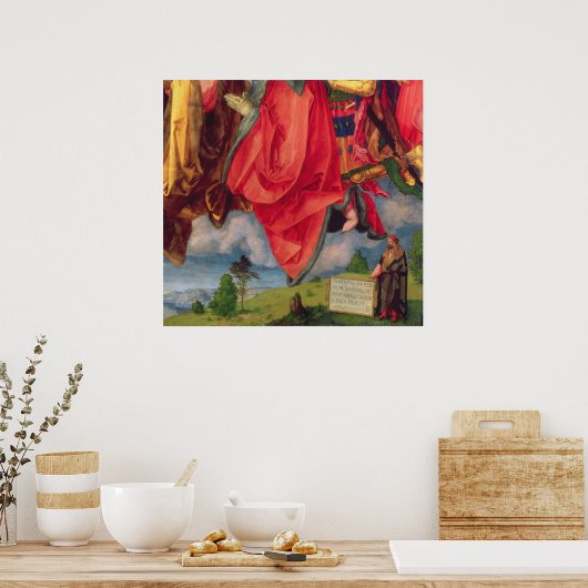 The Landauer Altarpart, All Saints Day, 1511 2 Poster (Keuken)