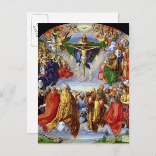 The Landauer Altarpart, All Saints Day, 1511 Briefkaart (Voorkant / Achterkant)