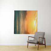 The landscape photo,  beautiful sea fog in morning wandkleed (In Situ (horizontaal))