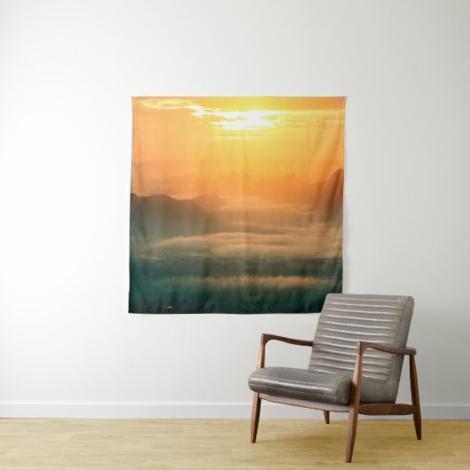 The landscape photo,  beautiful sea fog in morning wandkleed (In situ)