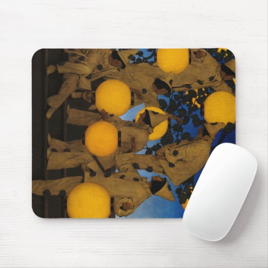 The Lantern Bearers, 1908, van Maxfield Parrish Muismat (Met muis)