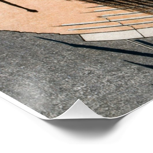 The Lantern Ghost, Iwa - Hokusai Perfect Poster (Hoek)