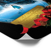 The Lar Express Holiday Framed Train Arrival T Shi Poster (Hoek)