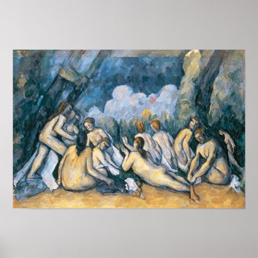 The Large Bathers, c.1900-05 Poster (Voorkant)