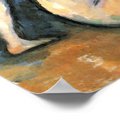 The Large Bathers door Paul Cezanne Poster (Hoek)