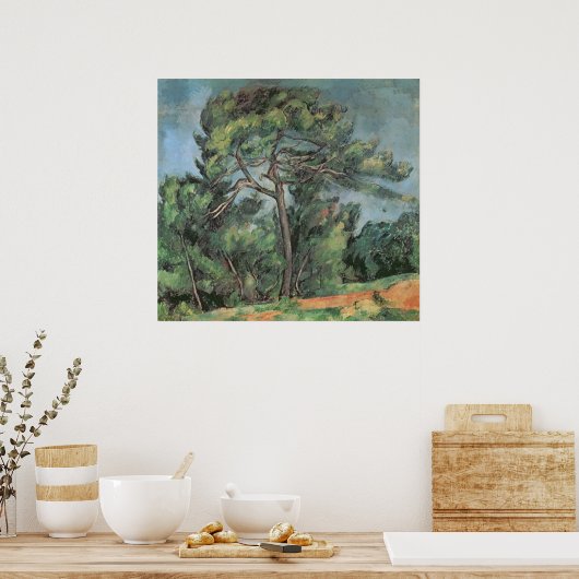 The Large Pine, c.1889 Poster (Keuken)