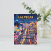 The Las Vegas Strip Nevada Briefkaart (Staand voorkant)