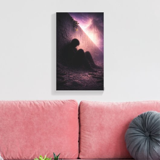 The Last Chain of Hope Canvas Afdruk (Insitu (Woonkamer))