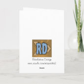 "The Last Firefy" Christmas Card Feestdagen Kaart (Achterkant)