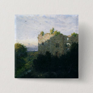 The Last Gleam, 1866 Vierkante Button 5,1 Cm