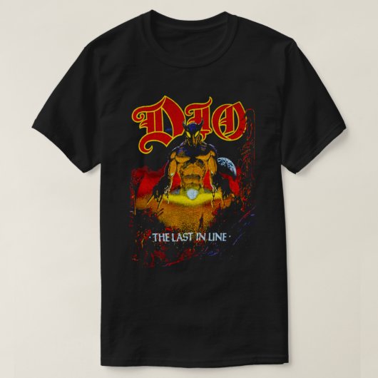 The Last in Line = Holy diver - Ronnie James _gt_g T-shirt (Design voorkant)