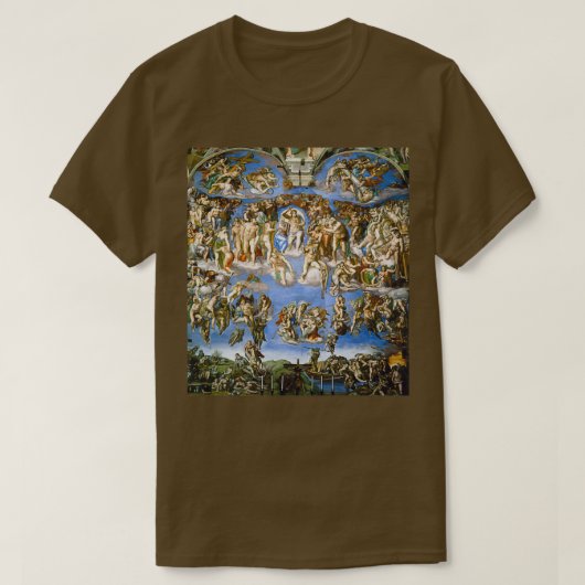 The last Judgement Michelangelo T-shirt (Design voorkant)