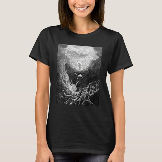 The Last Judgment Gustave Dore Biblical Art T-shirt (Voorkant)