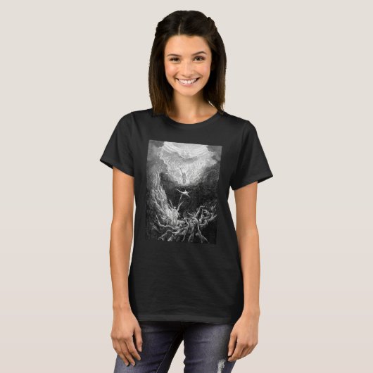 The Last Judgment Gustave Dore Biblical Art T-shirt (Voorkant volledig)