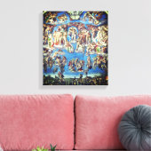The Last Judgment – Michelangelo Buonarroti Canvas Afdruk (Insitu (Woonkamer))