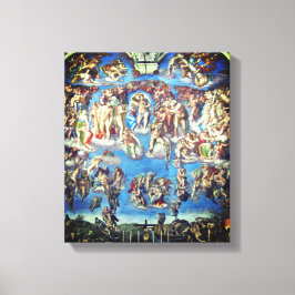 The Last Judgment – Michelangelo Buonarroti Canvas Afdruk