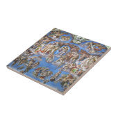 The Last Judgment – Michelangelo Buonarroti Tegeltje (Zijkant)