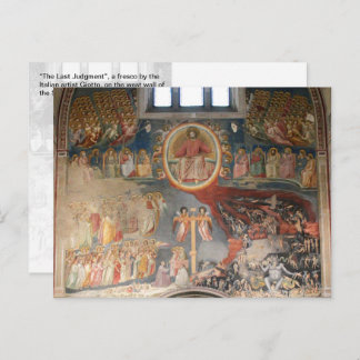 The Last Judgment - Scrovegni Chapel, Italy -  Briefkaart