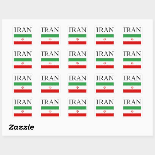 The Last Kingdom: Iran Vierkante Sticker (Vel)