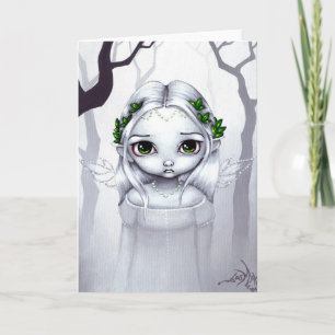 "The Last Leaves" Greeting Card Kaart