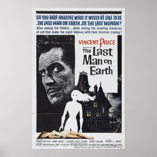"The Last Man on Earth" (1964) Film Poster (Voorkant)