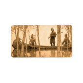 The Last of the Mohicans, 1919 by N.C. Wyeth Etiket (Voorkant)