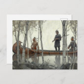 The Last of the Mohicans by N.C. Wyeth Briefkaart (Voorkant / Achterkant)