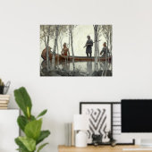 The Last of the Mohicans by N.C. Wyeth Poster (Thuiskantoor)