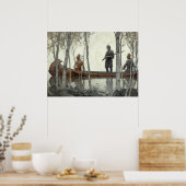 The Last of the Mohicans by N.C. Wyeth Poster (Keuken)