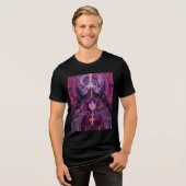 The Last of Us Anime Bella+Canvas Tri-Blend Shirt (Voorkant volledig)