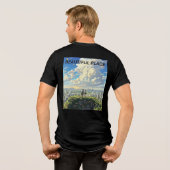 The Last of Us Anime Bella+Canvas Tri-Blend Tee Shirt (Achterkant volledig)