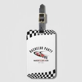 The Last Ride Bachelor Party Trucker  Bagagelabel (Voorkant (verticaal))