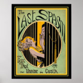 "The last Spasm" Art Deco Foxtrot Print 16x20 (Voorkant)