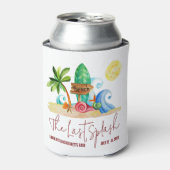 The Last Splash, Strand, Surfthema Afscheidspartij Blikjeskoeler (Blikje Voorkant)