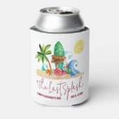 The Last Splash, Strand, Surfthema Afscheidspartij Blikjeskoeler (Blikje Achterkant)