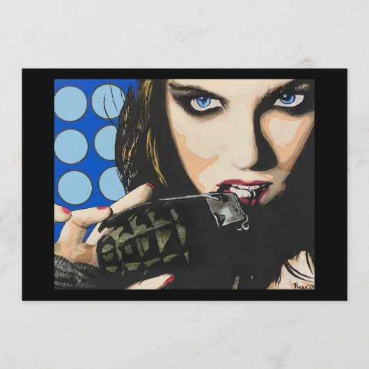 ‘The Last Straw’ Painting on a Small-Scale Print  Kaart (Voorkant)