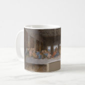 The Last Supper 1495 1498 by Leonardo da Vinci Koffiemok (Voorkant links)