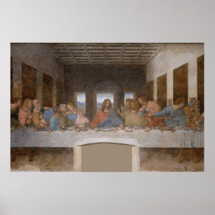 The Last Supper 1495 1498 by Leonardo da Vinci Poster