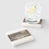 The Last Supper 1495 1498 by Leonardo da Vinci Stenen Onderzetter (Zijkant)