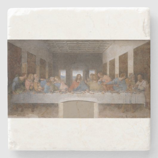 The Last Supper 1495 1498 by Leonardo da Vinci Stenen Onderzetter (Voorkant)
