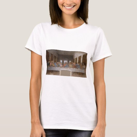 The Last Supper 1495 1498 by Leonardo da Vinci T-shirt (Voorkant)