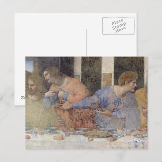 The Last Supper, 1495-97 2 Briefkaart (Voorkant / Achterkant)