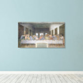 The Last Supper, 1495-97 2 Canvas Afdruk (Insitu (Houten vloer))