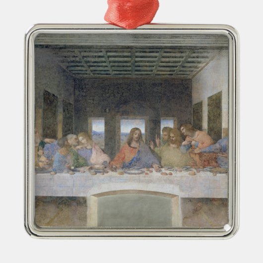 The Last Supper, 1495-97 2 Metalen Ornament (Voorkant)